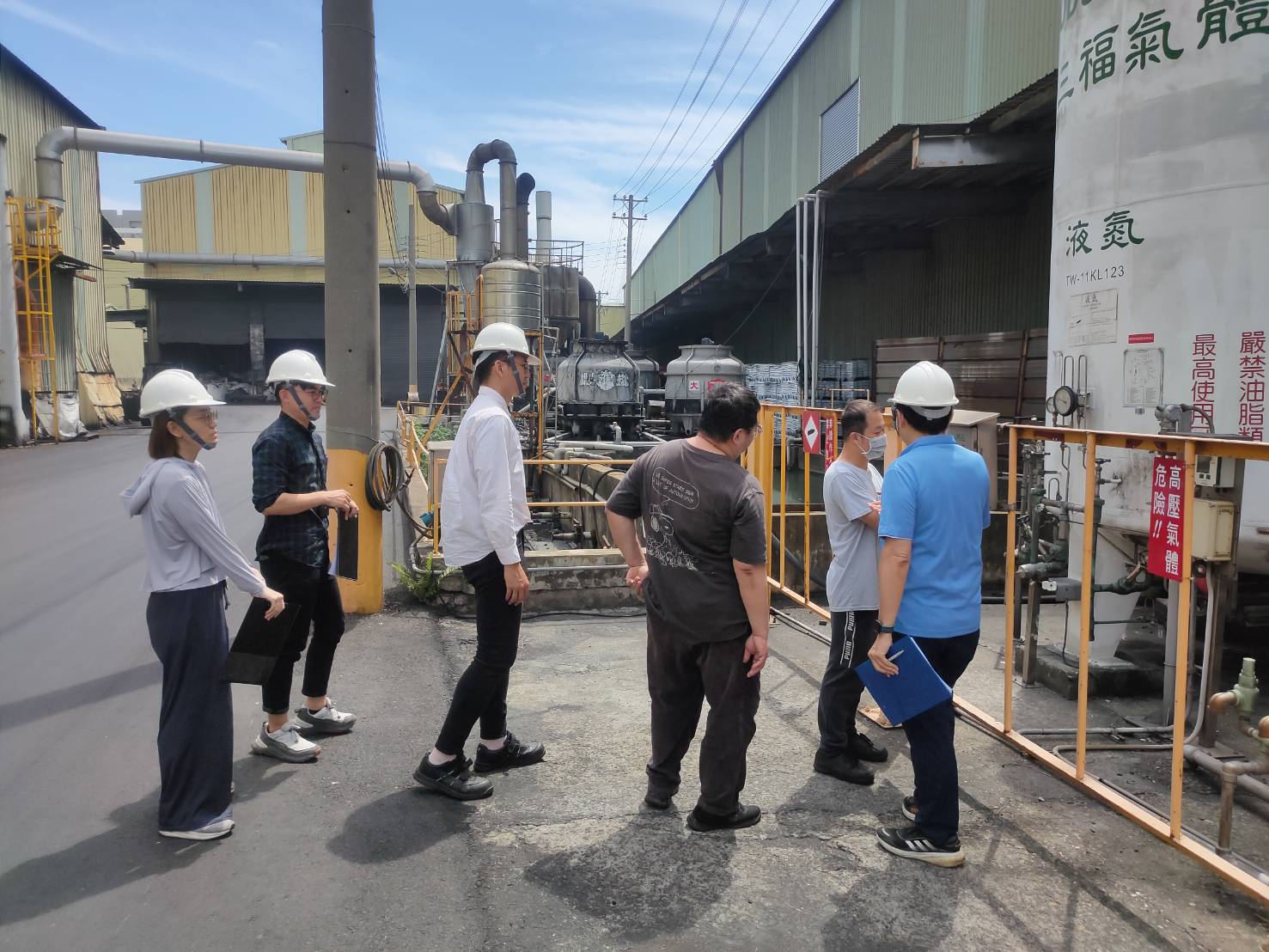 推動工業部門節能減碳  提升工廠危險物品管理與防災韌性
