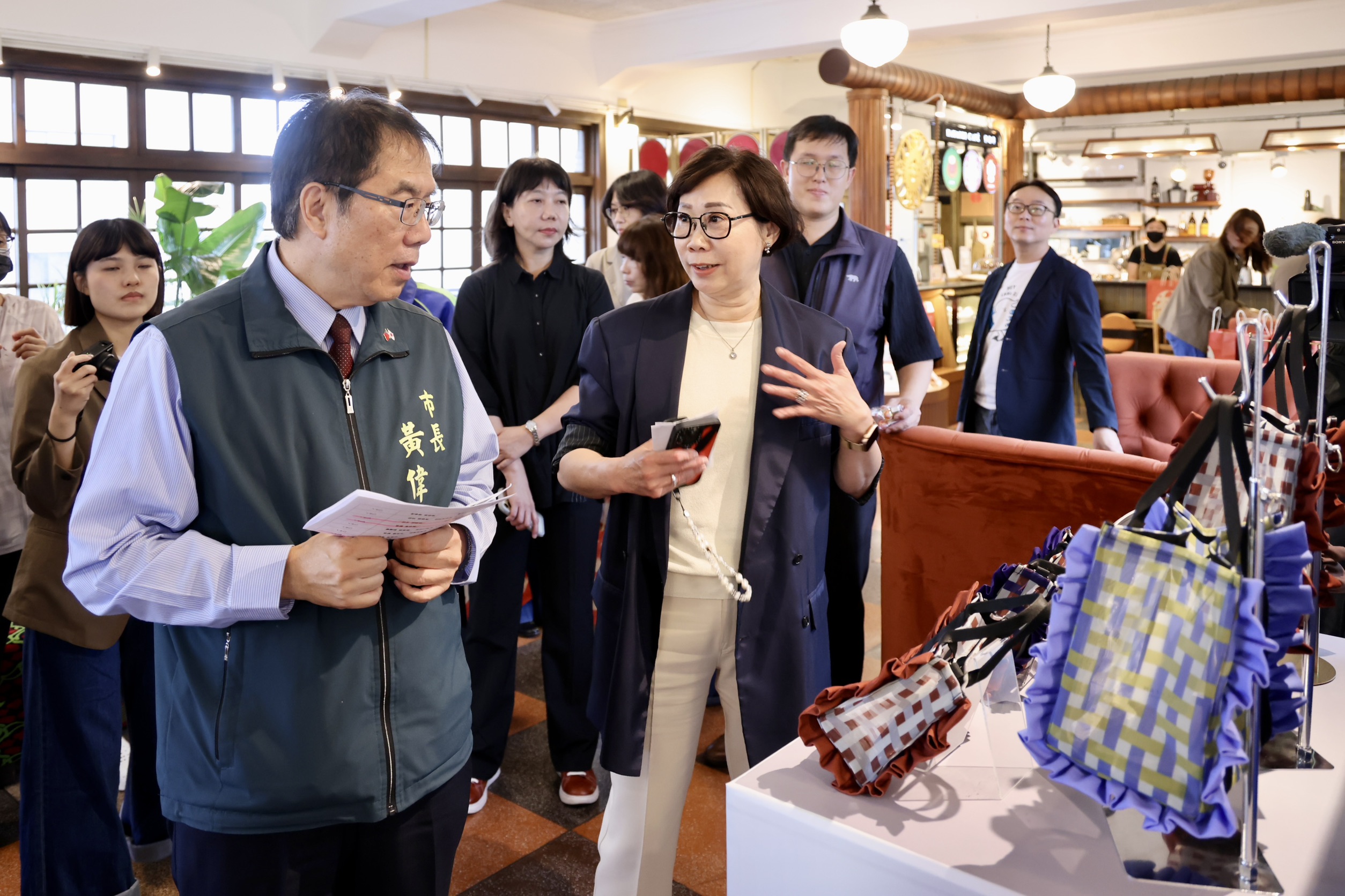 林百貨12週年推全新茄芷設計品牌  黃偉哲：再創古都時尚新意