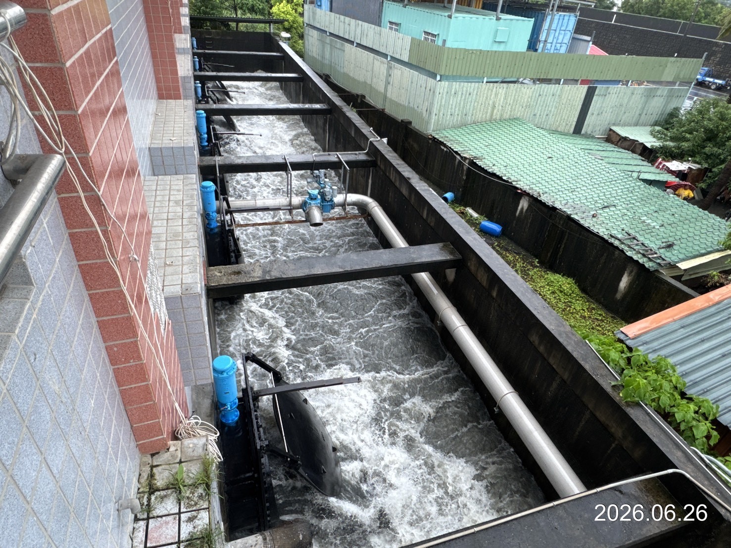 0626大豪雨侵襲 市長黃偉哲指加強排水整治提升防洪韌性
