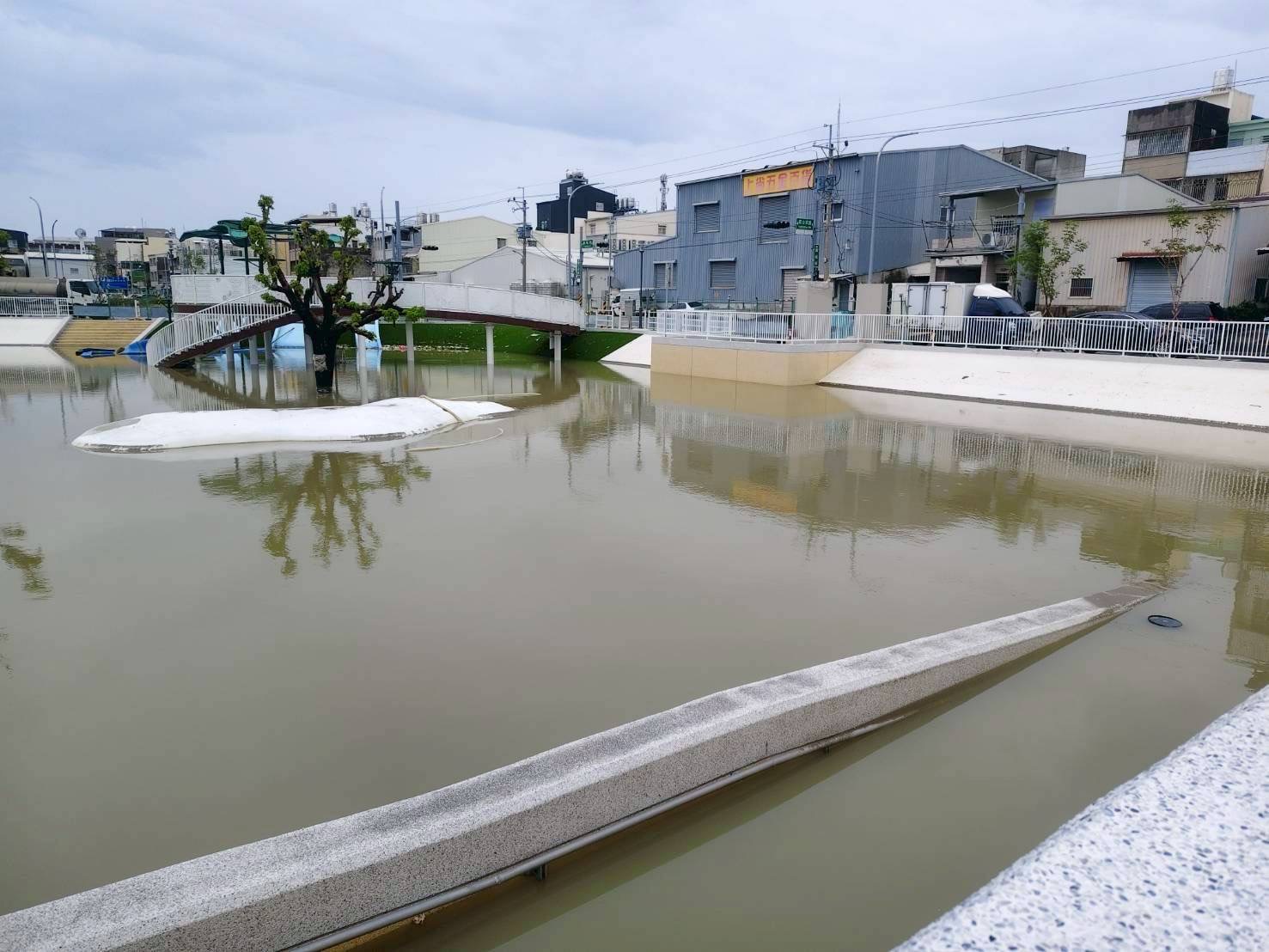 南市土地開發區規劃滯洪池，因應極端氣候強降雨，降低淹水災害