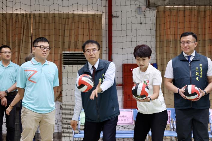 第47屆華宗盃排球賽335隊齊聚學甲 黃偉哲勉勵選手以球會友