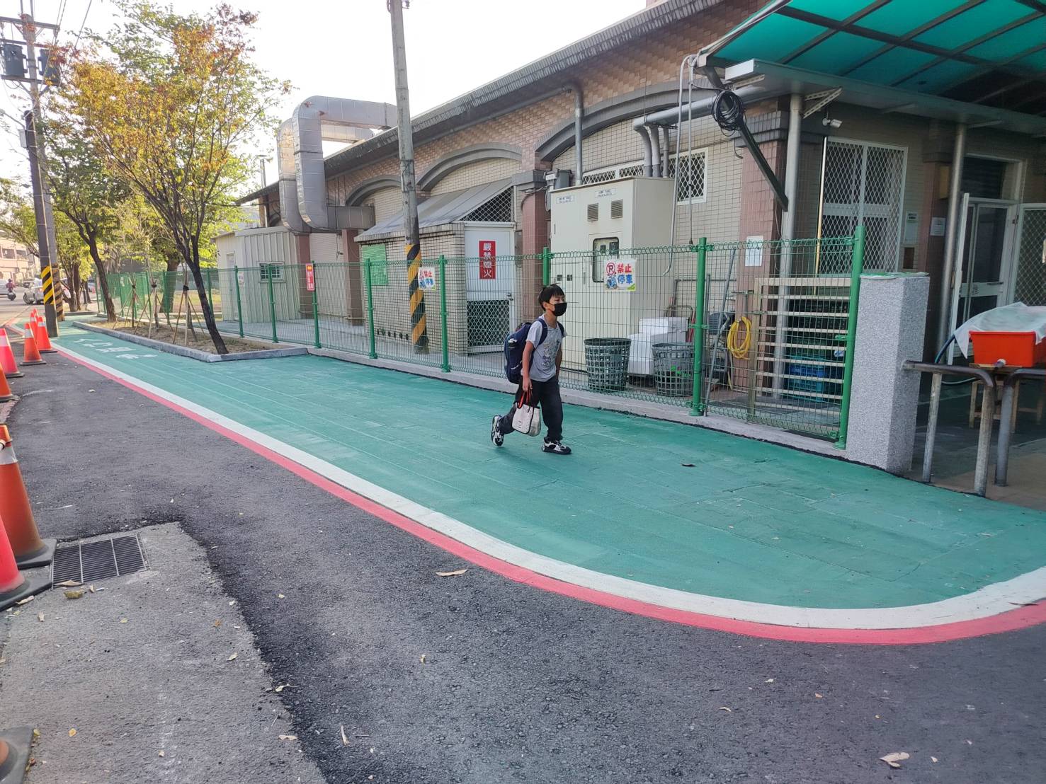 大新國小通學步道全新啟用 守護學童安心上學路
