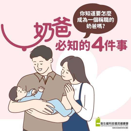 營造母嬰親善支持－奶爸必須知道的４件事