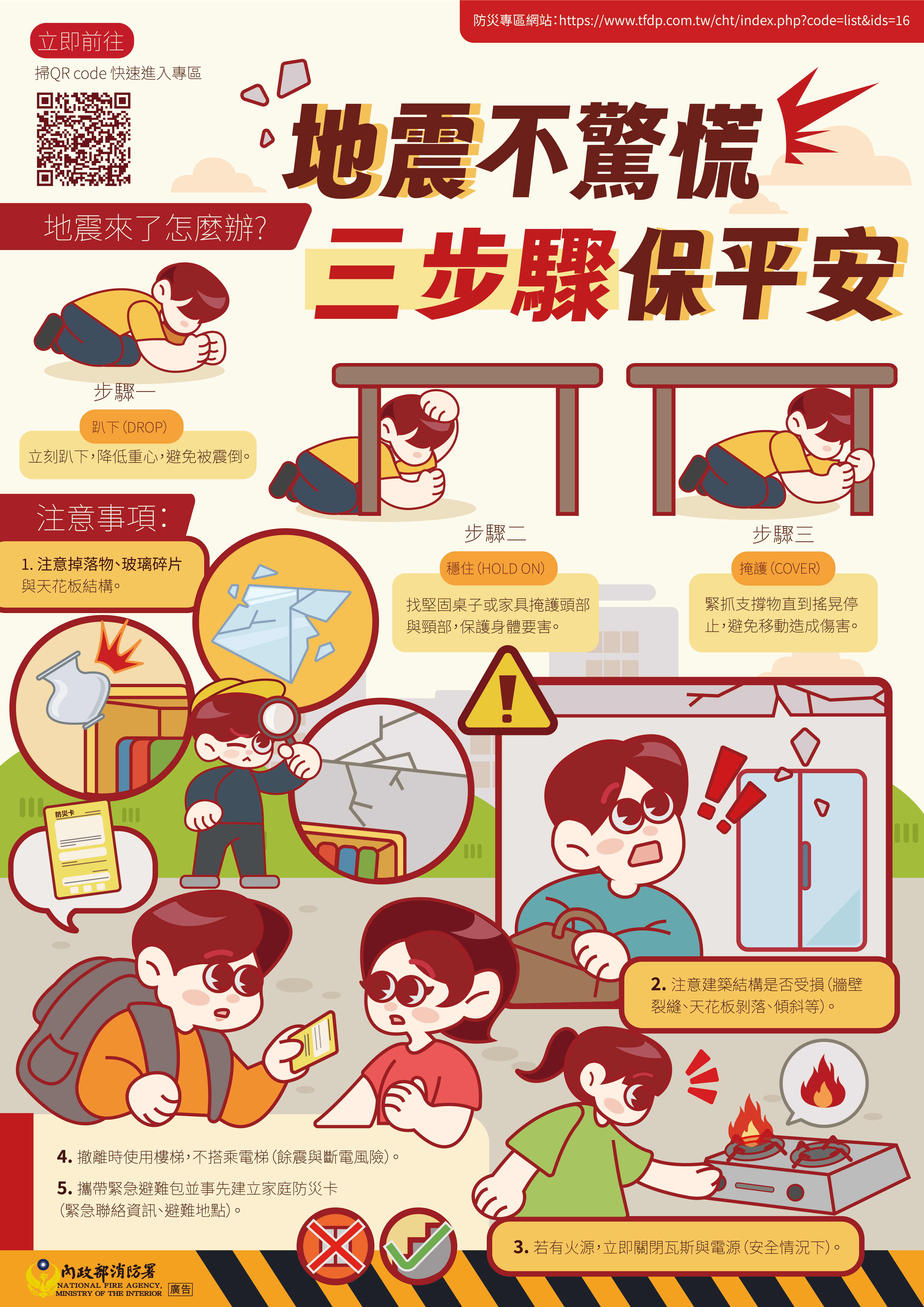 地震防災圖卡