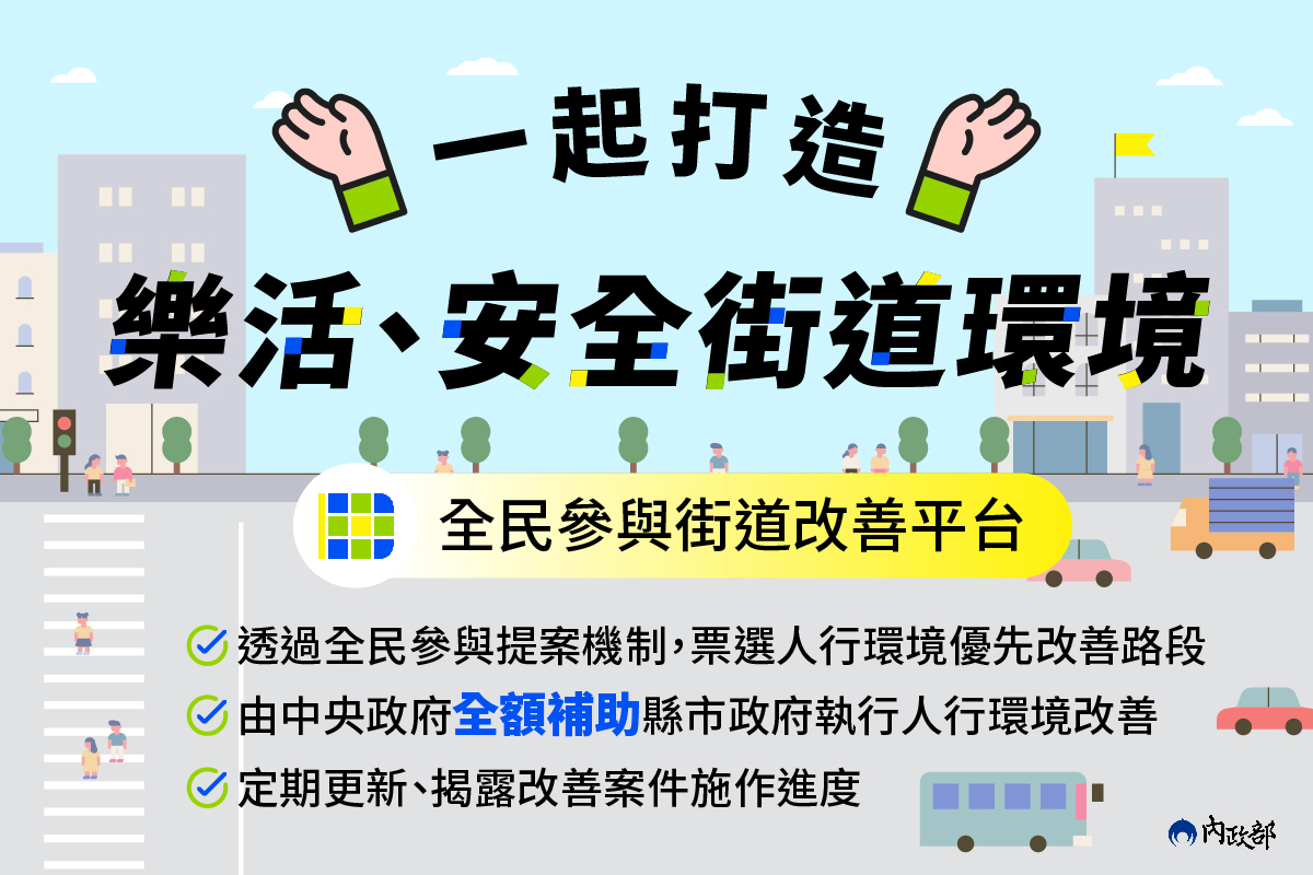 「全民參與街道改善決策平臺」宣導