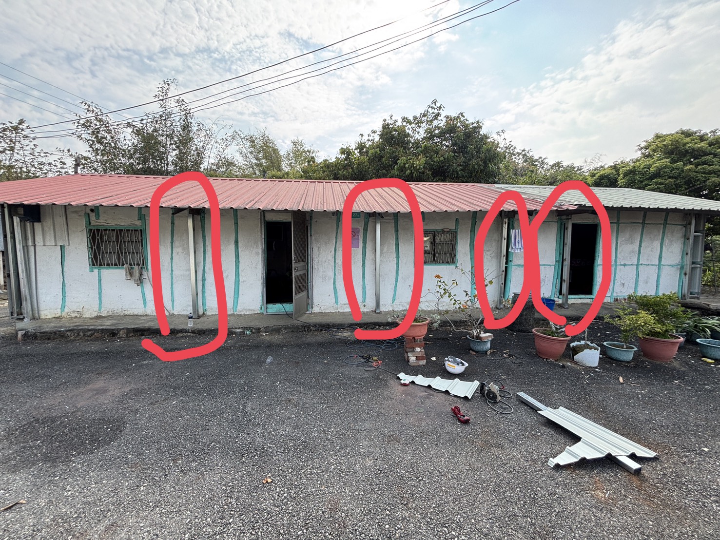 修繕完工-支撐樑遠照