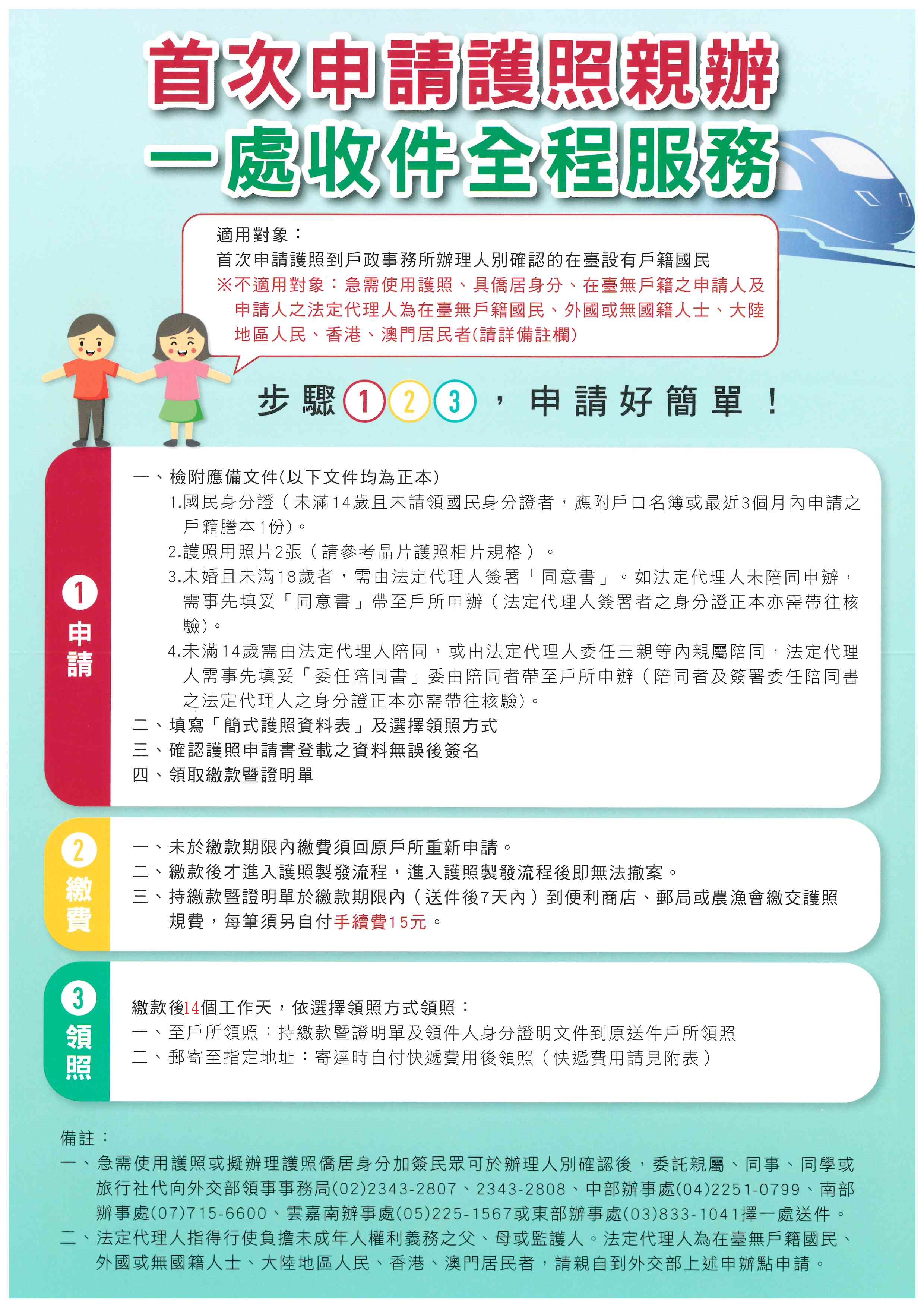 一站式服務宣傳單張