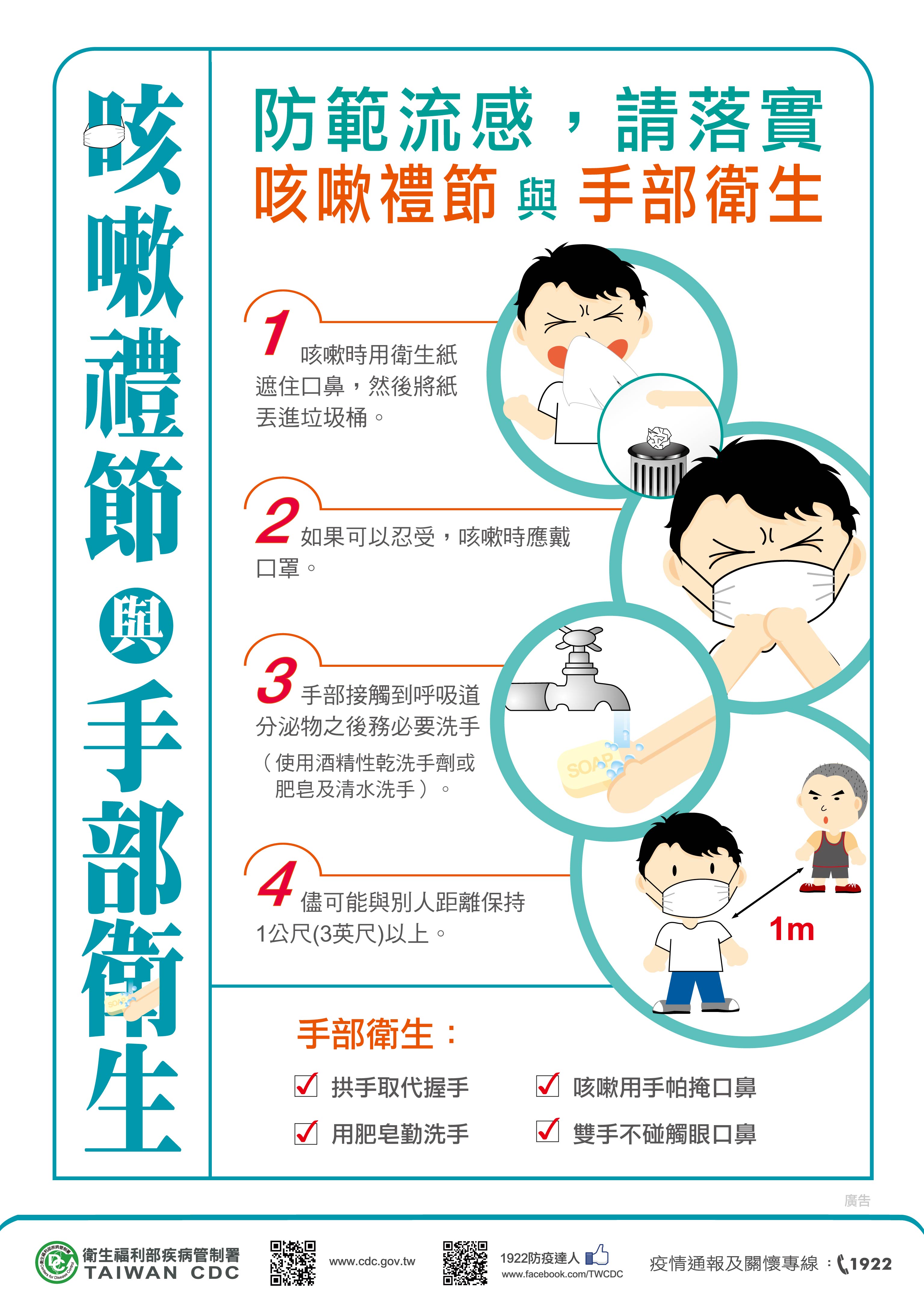 流感防治海報