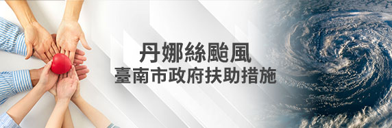 丹娜絲颱風臺南市政府扶助措施