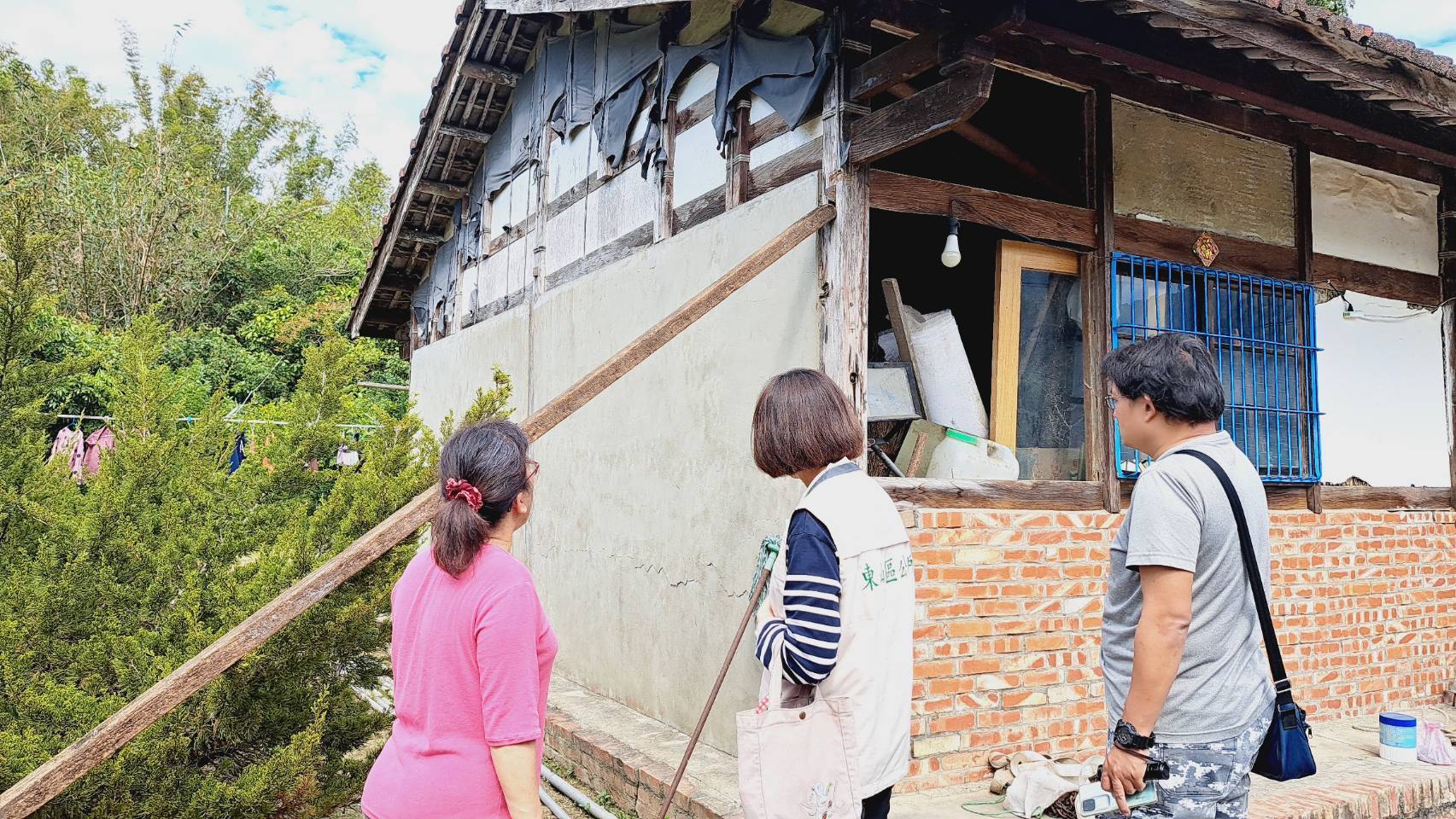 訪視房屋受損狀況