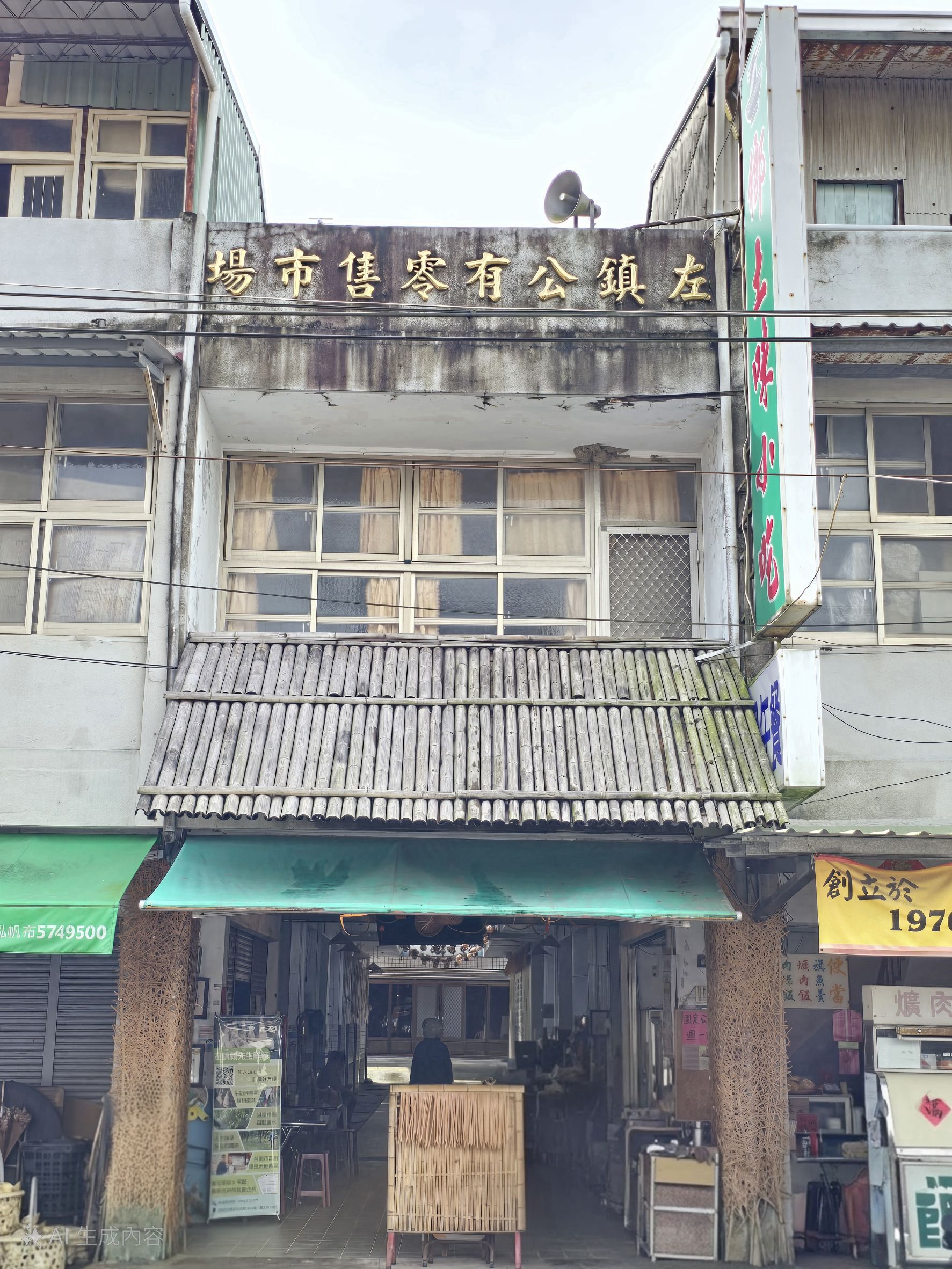 左鎮市場門面