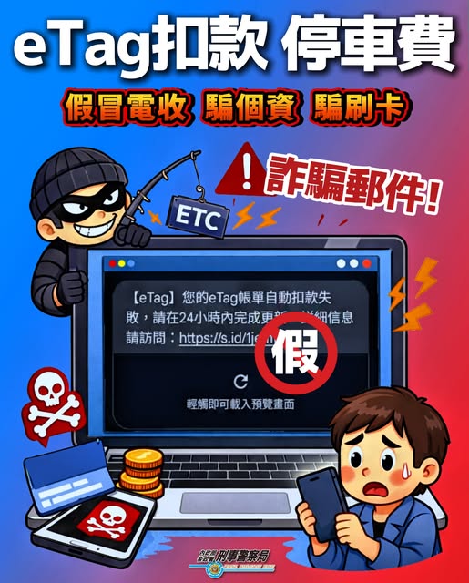eTag扣款失敗內容詳海報