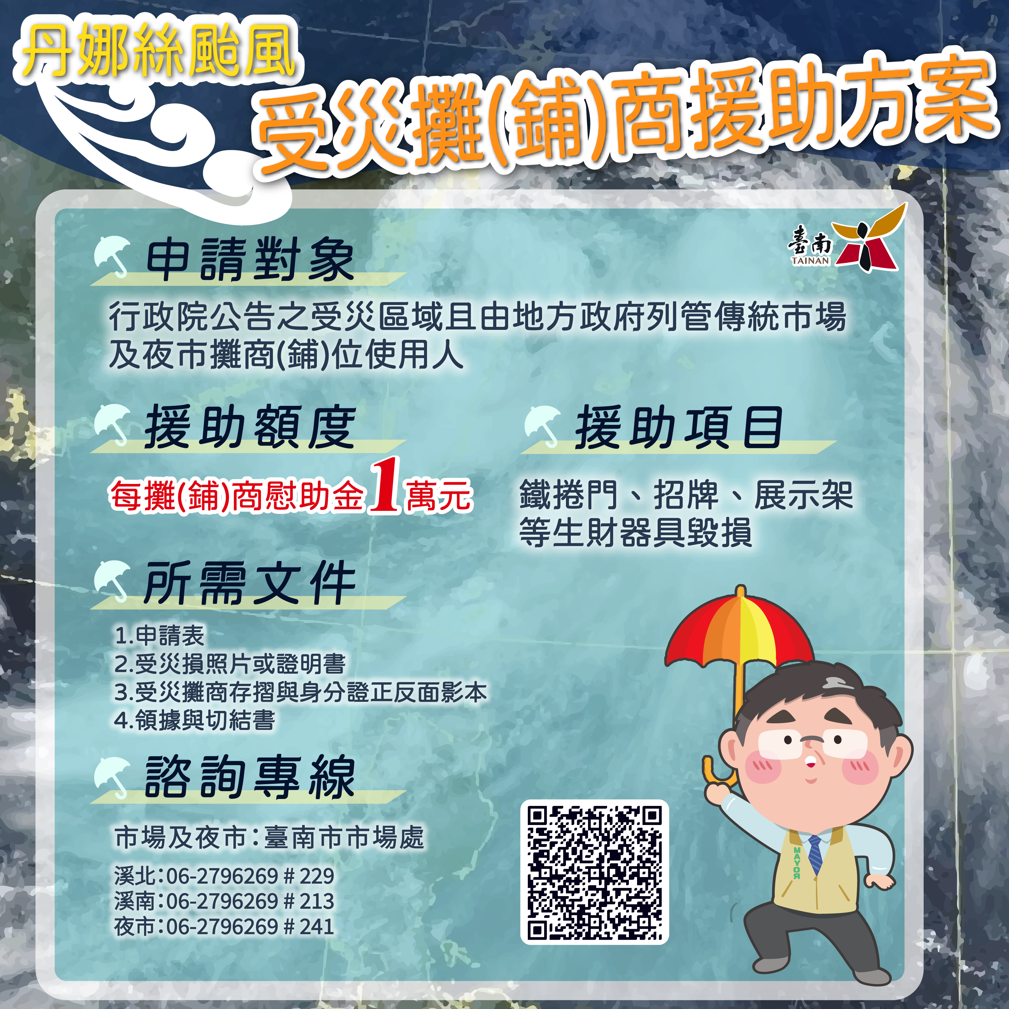 受災攤商援助方案